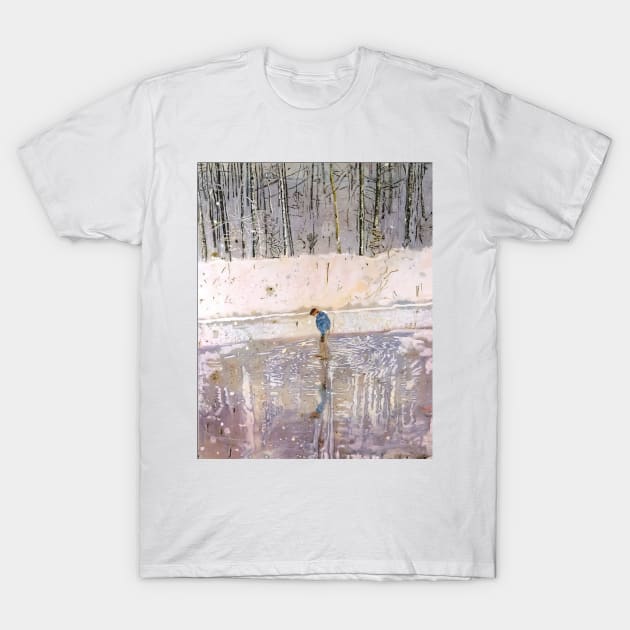 blotter - Peter Doig T-Shirt by Bequeat